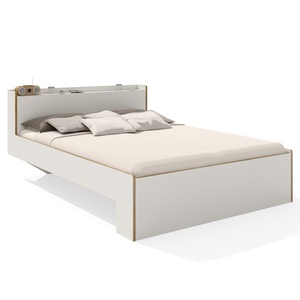 Double bed 140x200cm NOOK Müller Small Living white