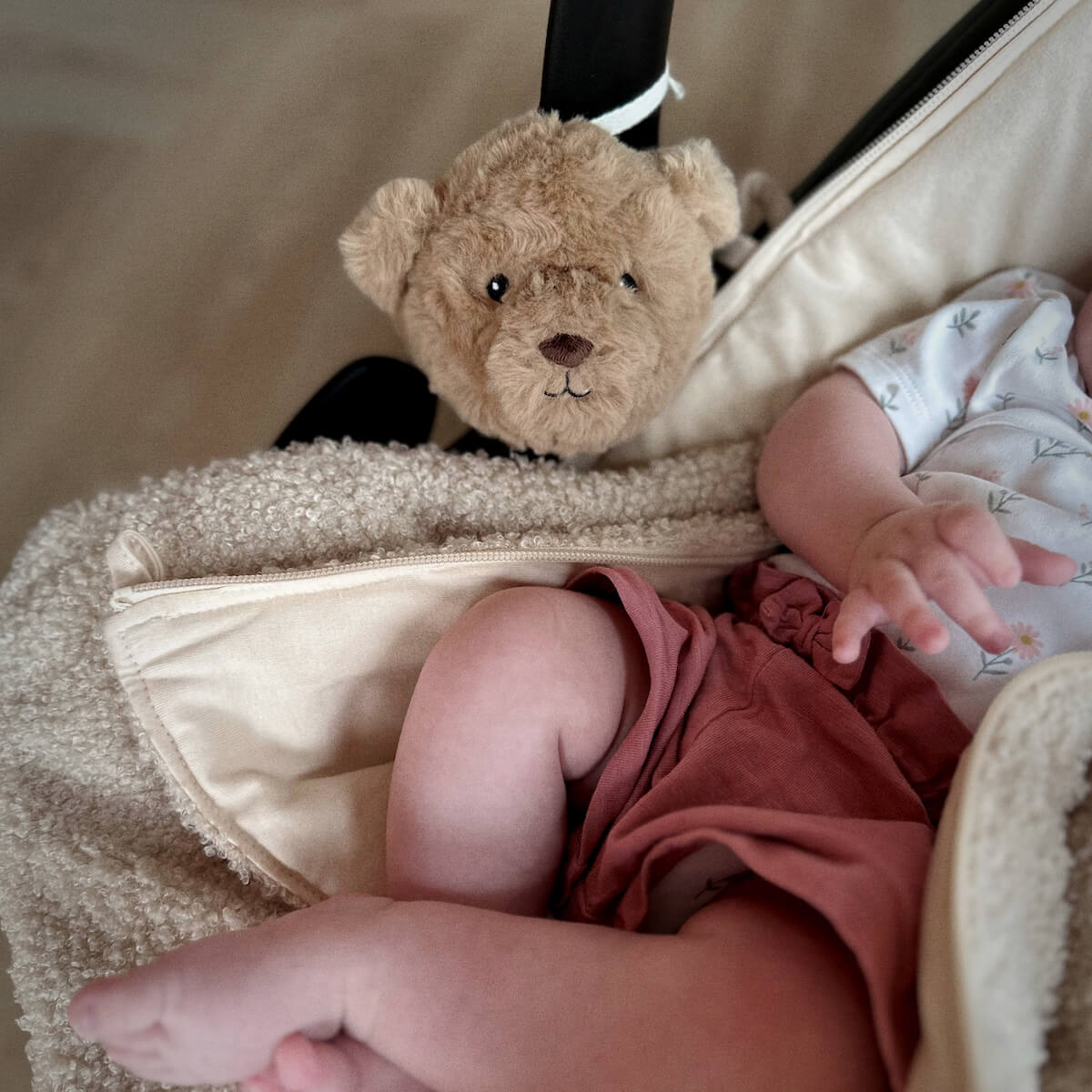 Doudou BATTEMENTS DE COEUR Flow Lou brown