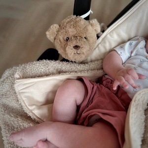 Doudou BATTEMENTS DE COEUR Flow Lou brown