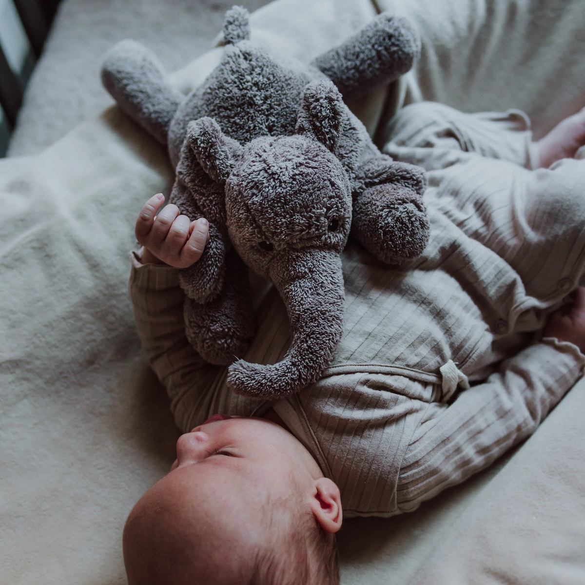 Doudou BATTEMENTS DE COEUR GEORGE Flow Amsterdam grey