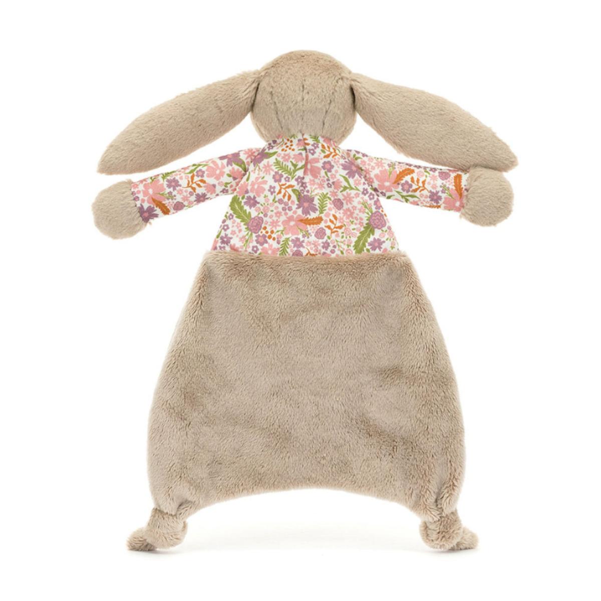 Doudou Blossom Beige Bunny 'Petal' Comforter Jellycat