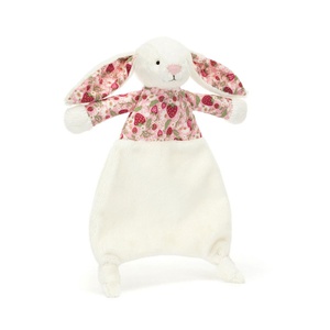 Doudou Blossom Cream Bunny 'Berry' Comforter Jellycat