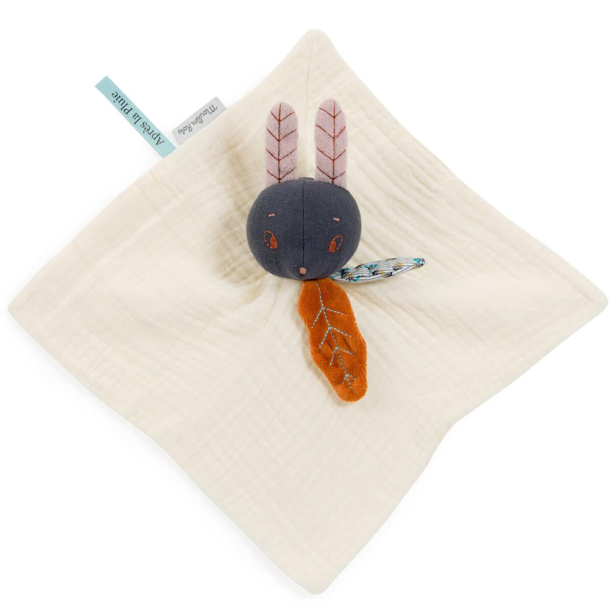 Doudou lange Lune APRÈS LA PLUIE Moulin Roty