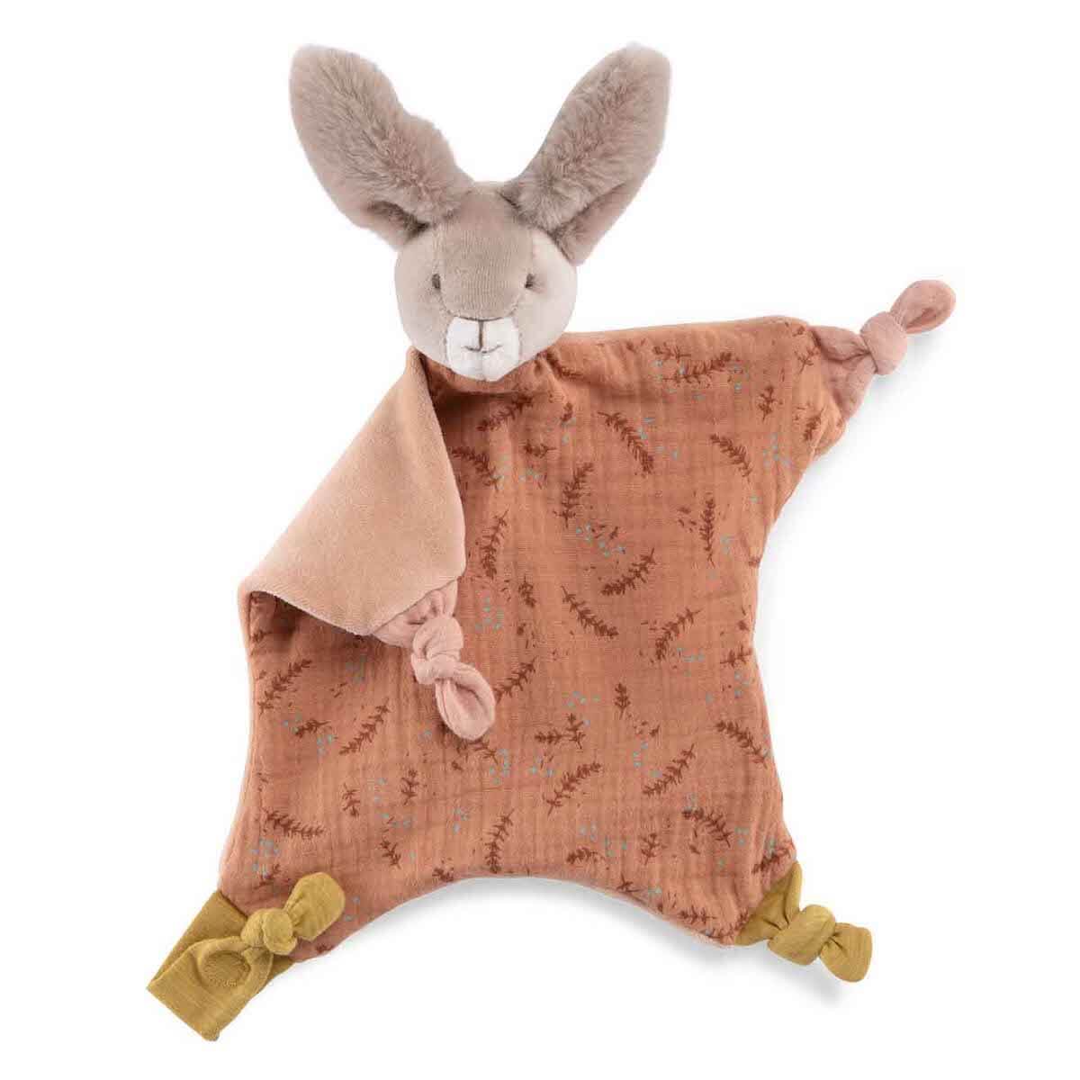 Doudou lapin argile TROIS PETITS LAPINS Moulin Roty