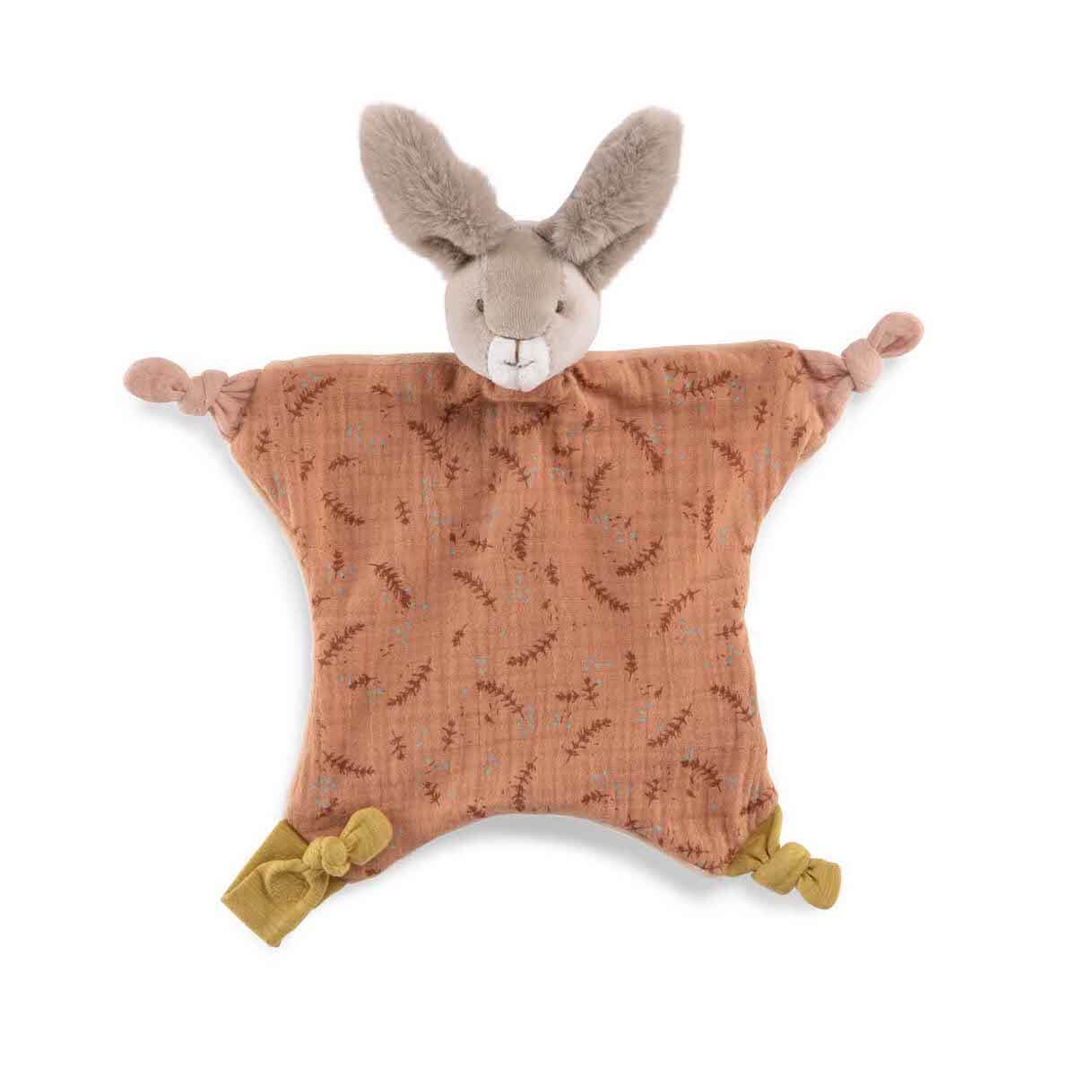 Doudou lapin argile TROIS PETITS LAPINS Moulin Roty