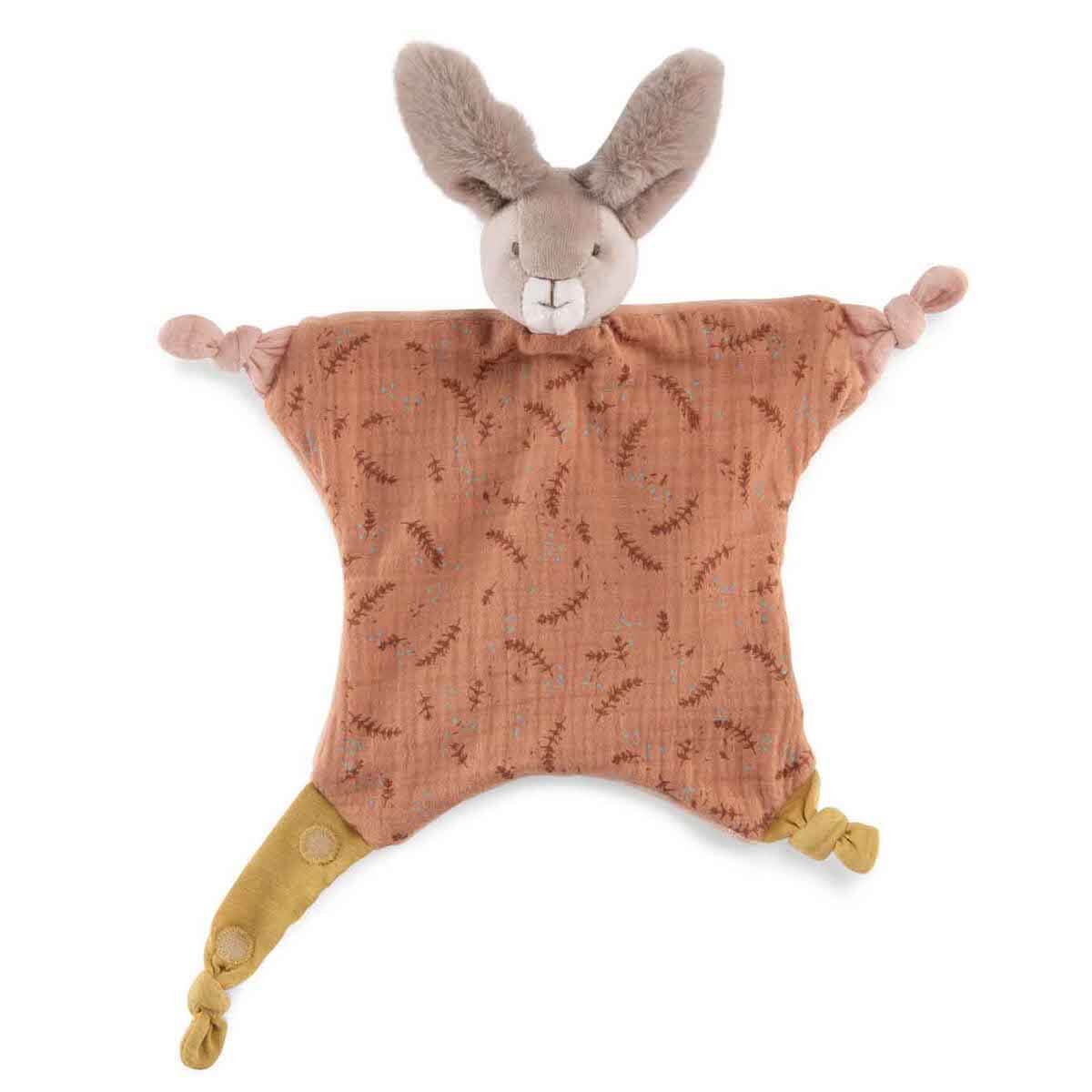 Doudou lapin argile TROIS PETITS LAPINS Moulin Roty