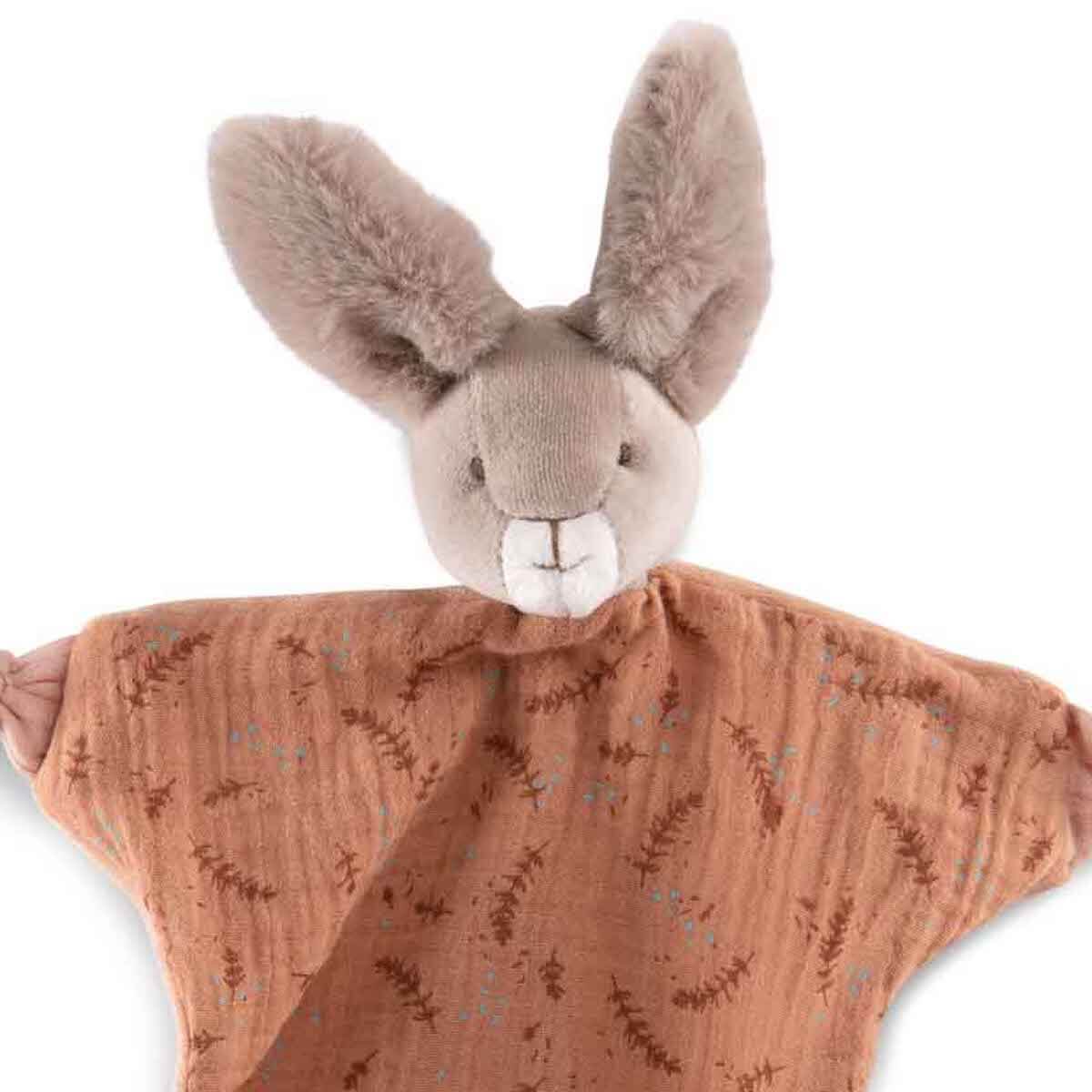 Doudou lapin argile TROIS PETITS LAPINS Moulin Roty
