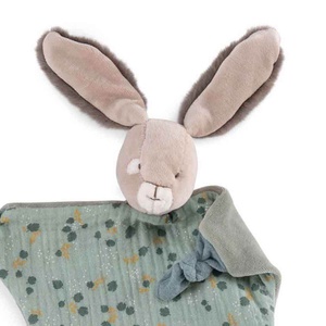 Doudou lapin TROIS PETITS LAPINS Moulin Roty sauge