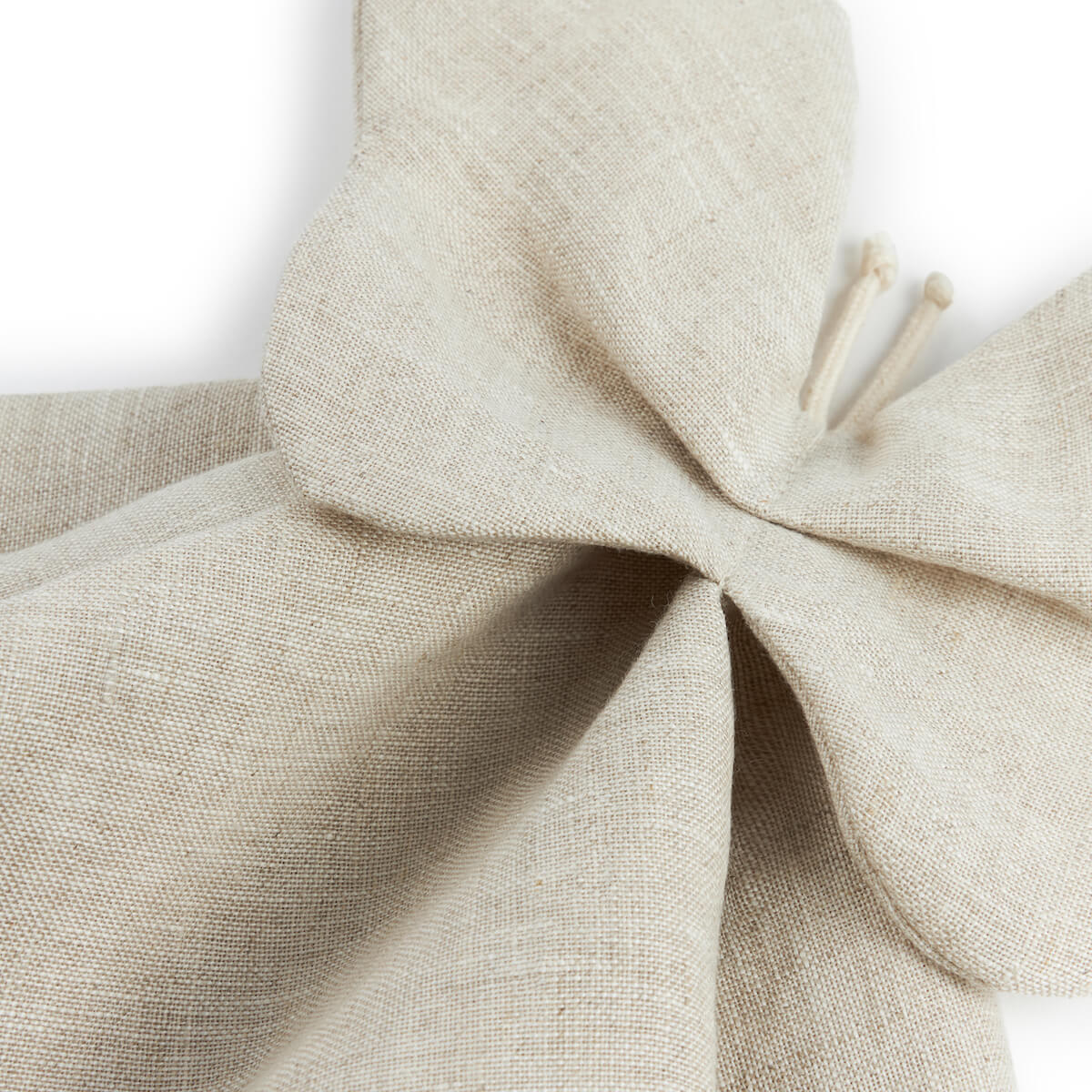 Doudou papillon LIN FRANÇAIS Nobodinoz Greige