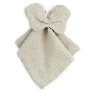 Doudou papillon LIN FRANÇAIS Nobodinoz Greige