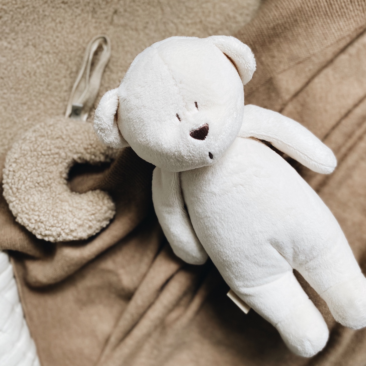 Doudou-veilleuse The Humming Bear Moonie Gray Natur 2.0