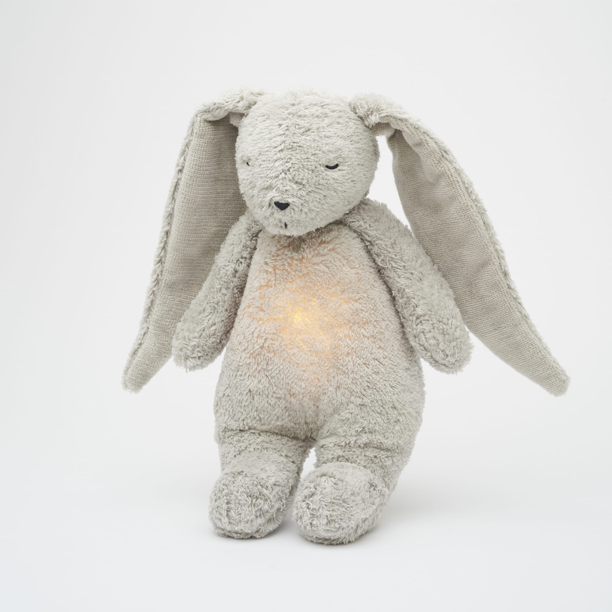 Doudou-veilleuse The Humming Bunny Moonie Gray Natur 2.0