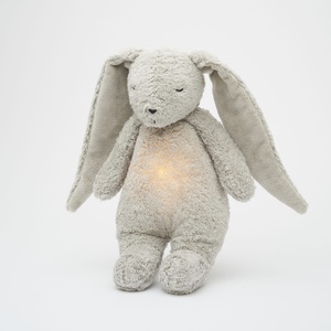 Doudou-veilleuse The Humming Bunny Moonie Gray Natur 2.0