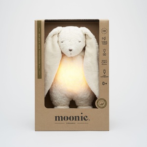 Doudou-veilleuse The Humming Bunny Moonie Polar Natur 2.0