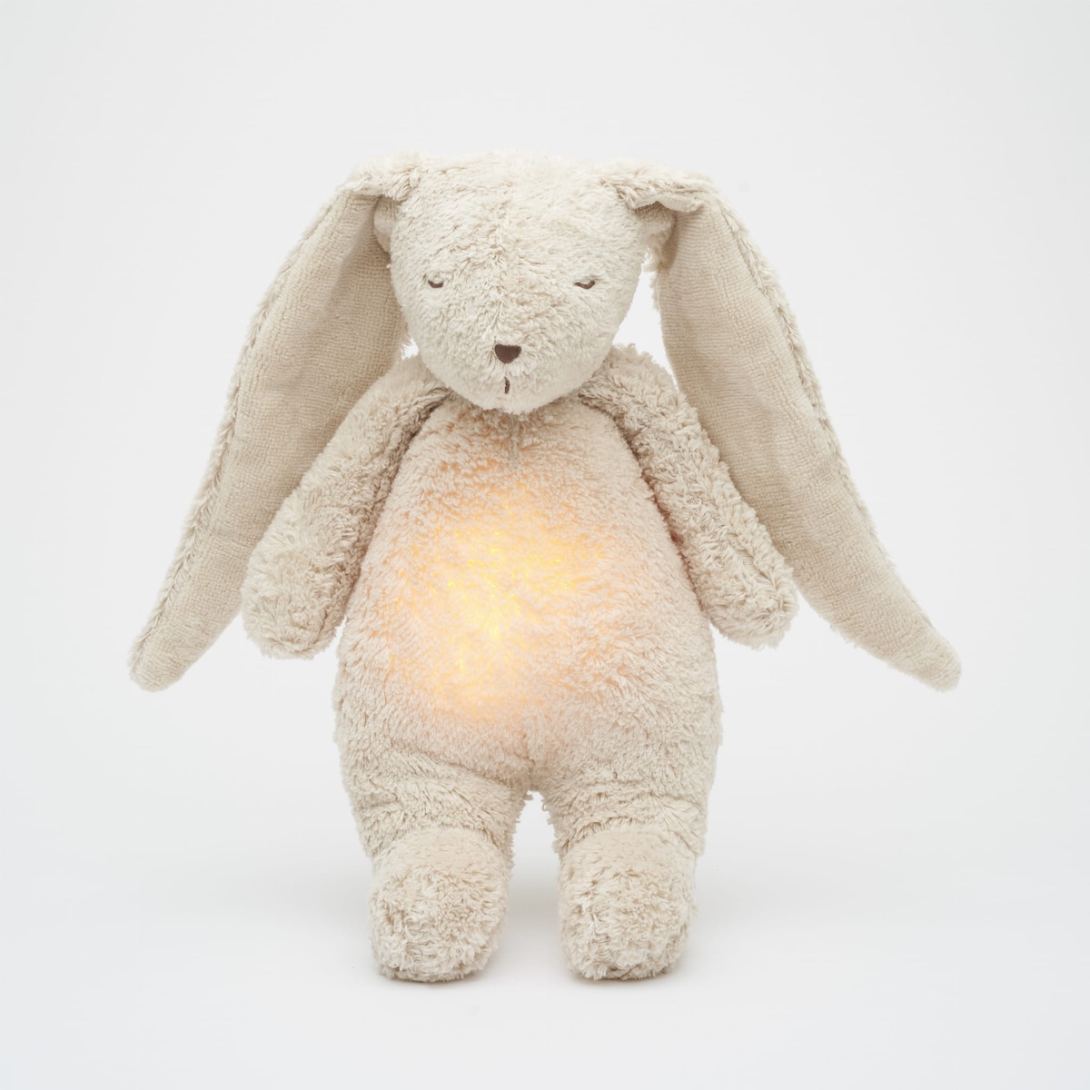 Doudou-veilleuse The Humming Bunny Moonie Sand Natur 2.0