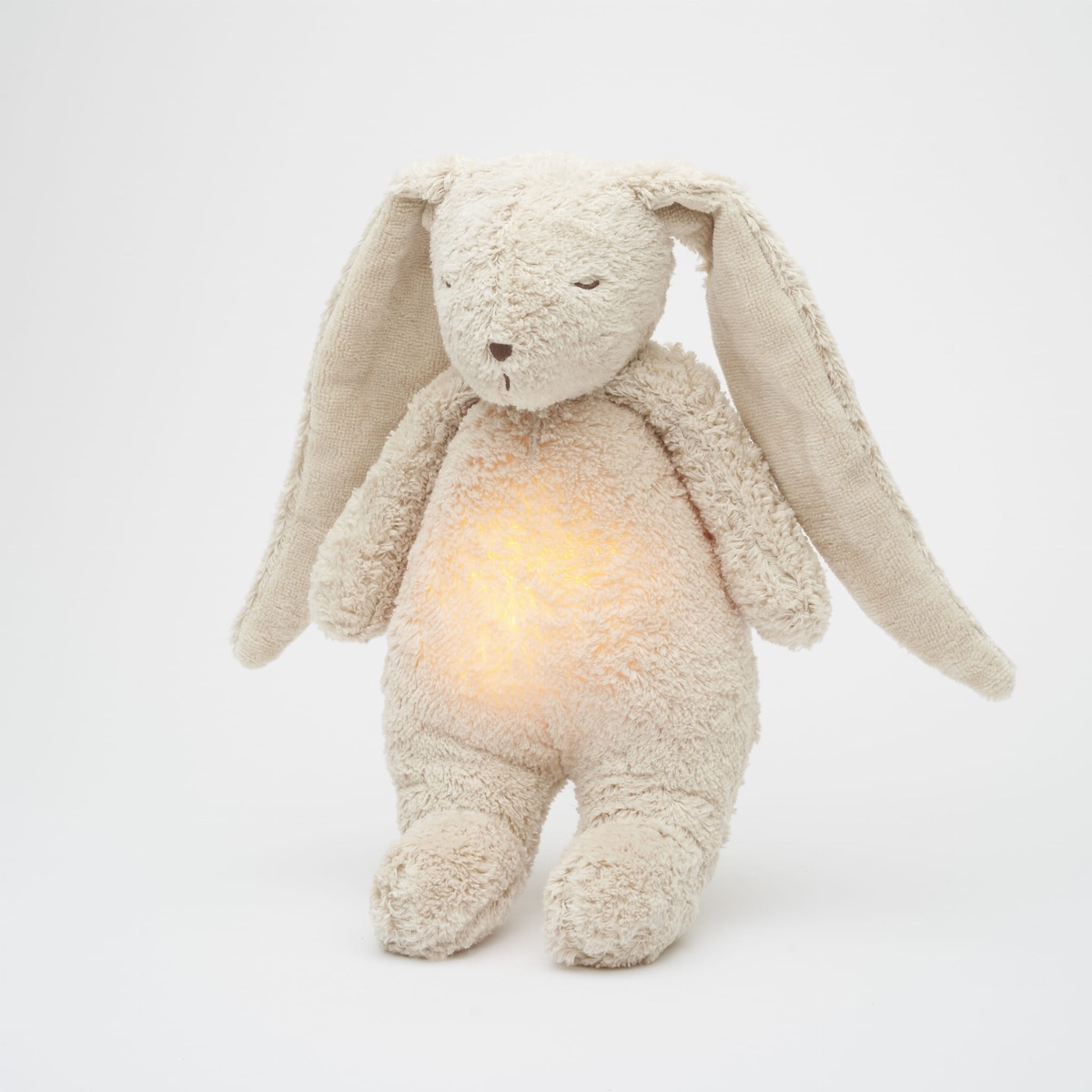 Doudou-veilleuse The Humming Bunny Moonie Sand Natur 2.0