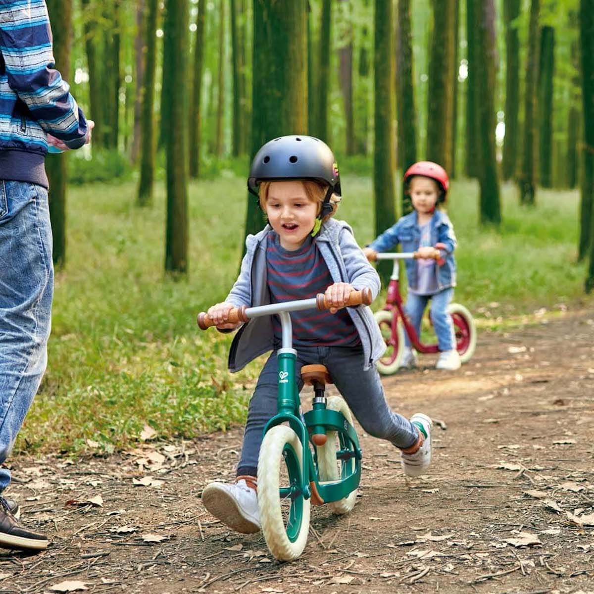Draisienne avec finitions liège Hape vert