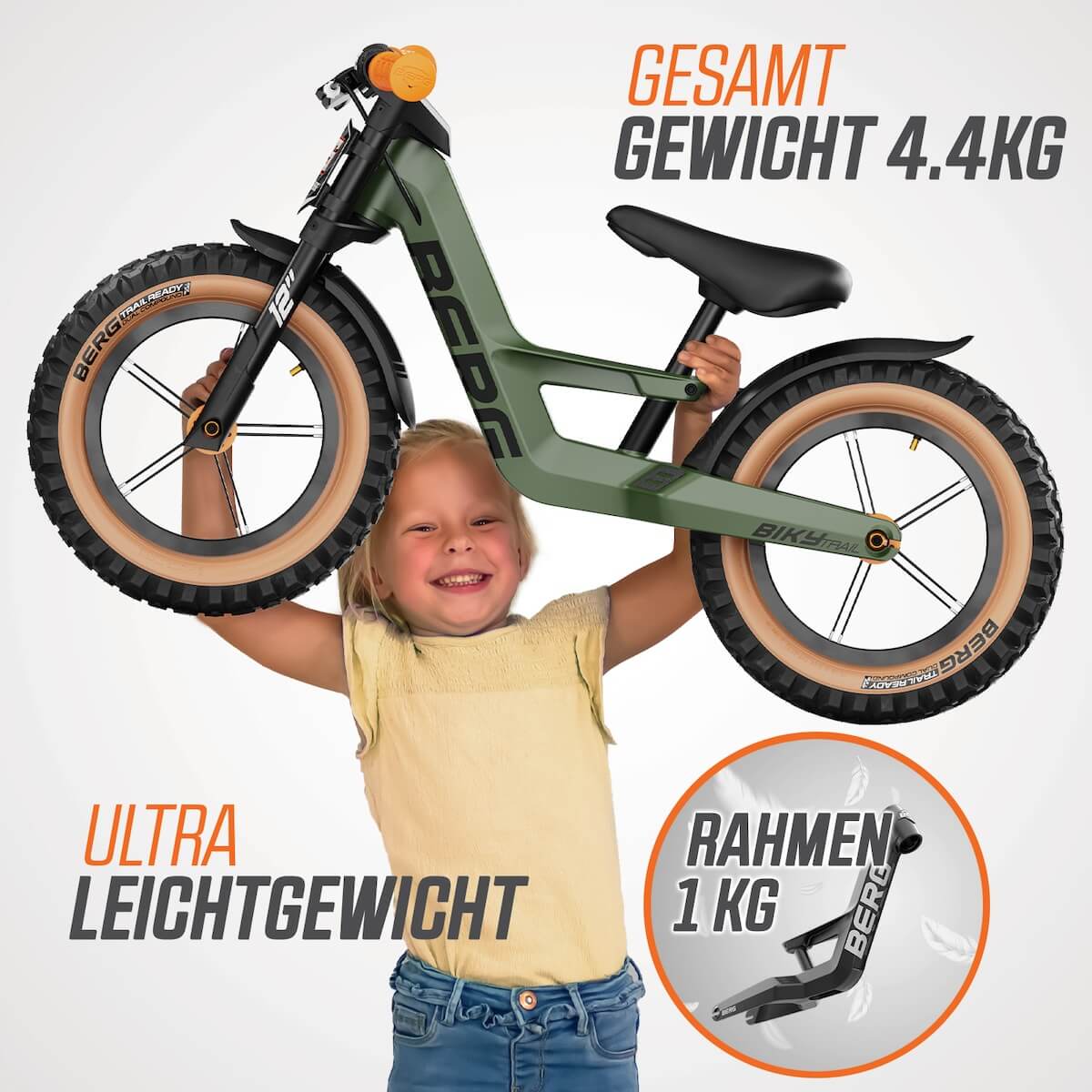 Draisienne BIKY TRAIL Berg Green