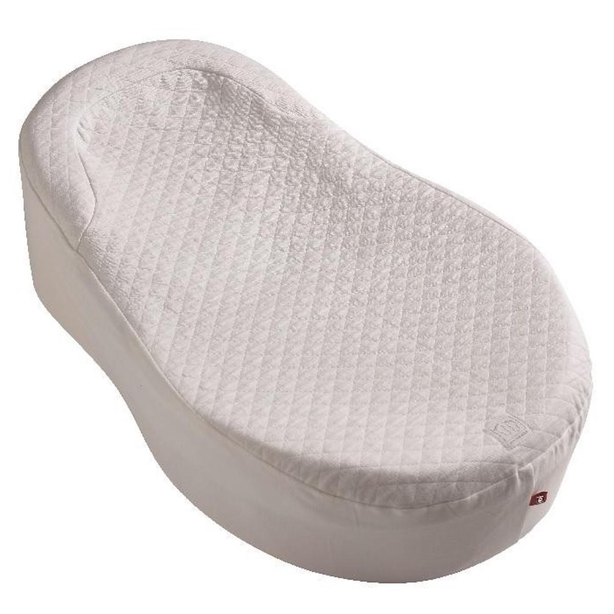 Drap-housse 0-3M COCOONABABY Redcastle fleur de coton-blanc