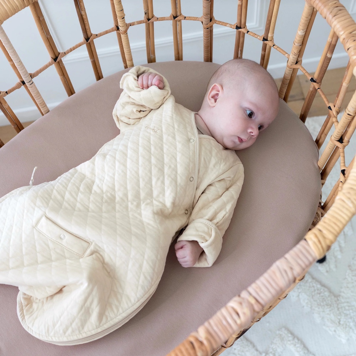 Drap housse 40x90cm Bemini natural