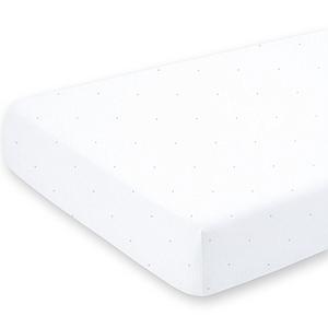 Drap housse 60x120cm CHOUX Bemini Snow Jersey