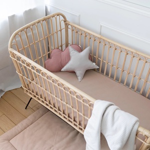 Drap housse 60x120cm de Bemini natural