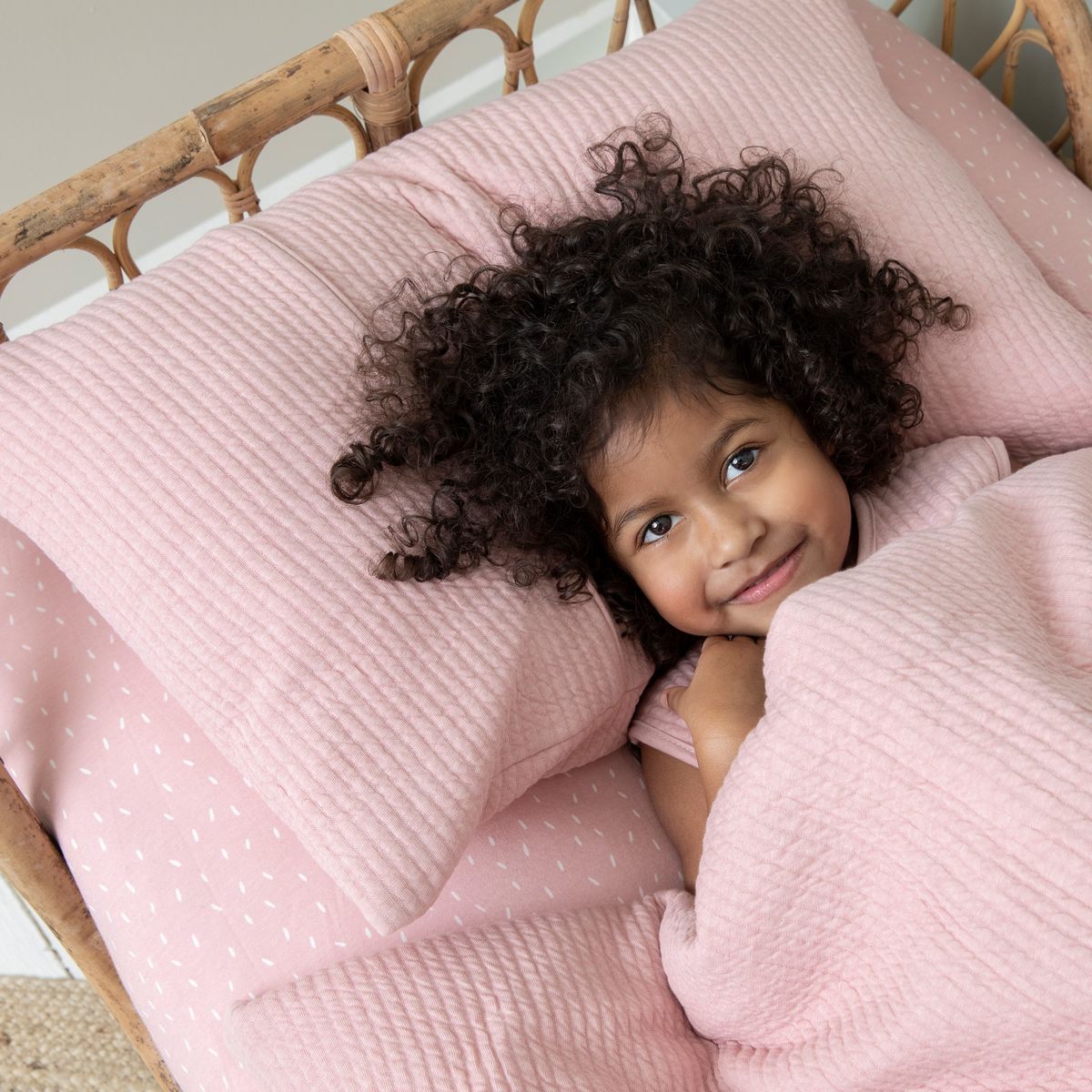 Drap housse 70x140/150 PURE Little Dutch pink 