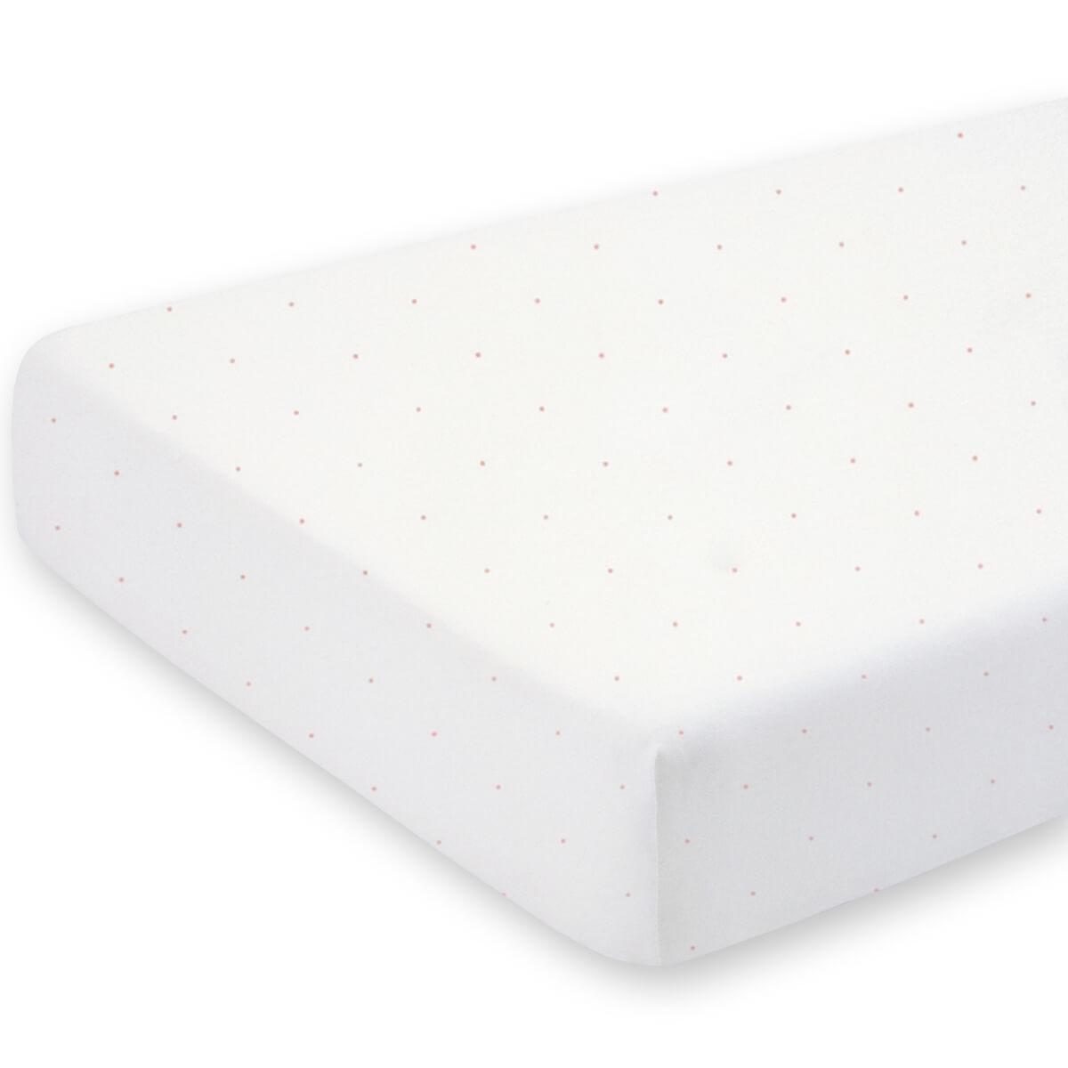 Drap housse 70x140cm CHOUX Bemini Ecru Jersey