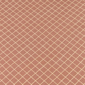 Drap housse 70x140cm STORIES Édition limitée Nobodinoz pink cream grid