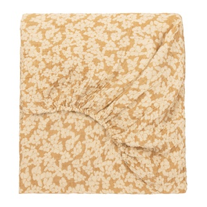 Drap housse 70x140cm WABI SABI Nobodinoz Golden Brown Sakura