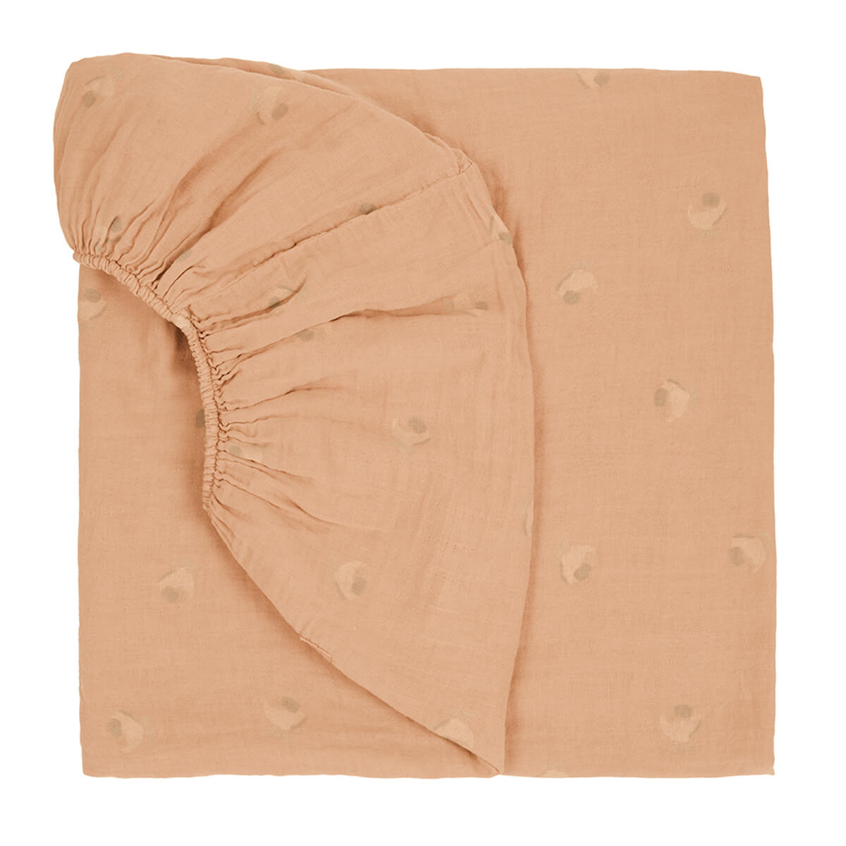 Drap housse 70x140cm WABI SABI Nobodinoz Powder Pink Blossom