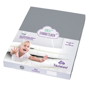 Drap housse 90x200cm TENCEL anthracite Traumeland