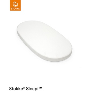 Drap housse lit SLEEPI V3 Stokke blanc