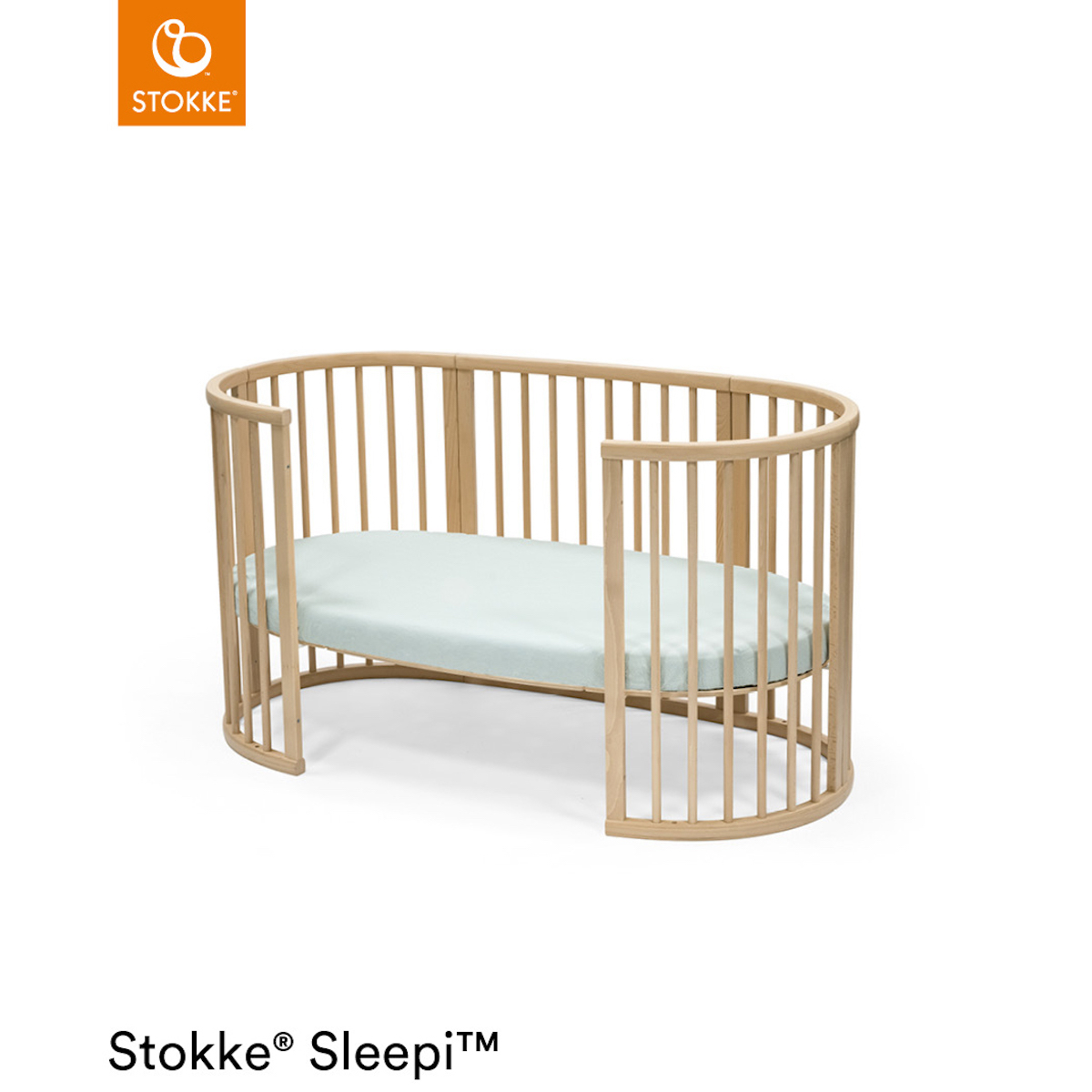 Drap housse lit SLEEPI V3 Stokke Sauge