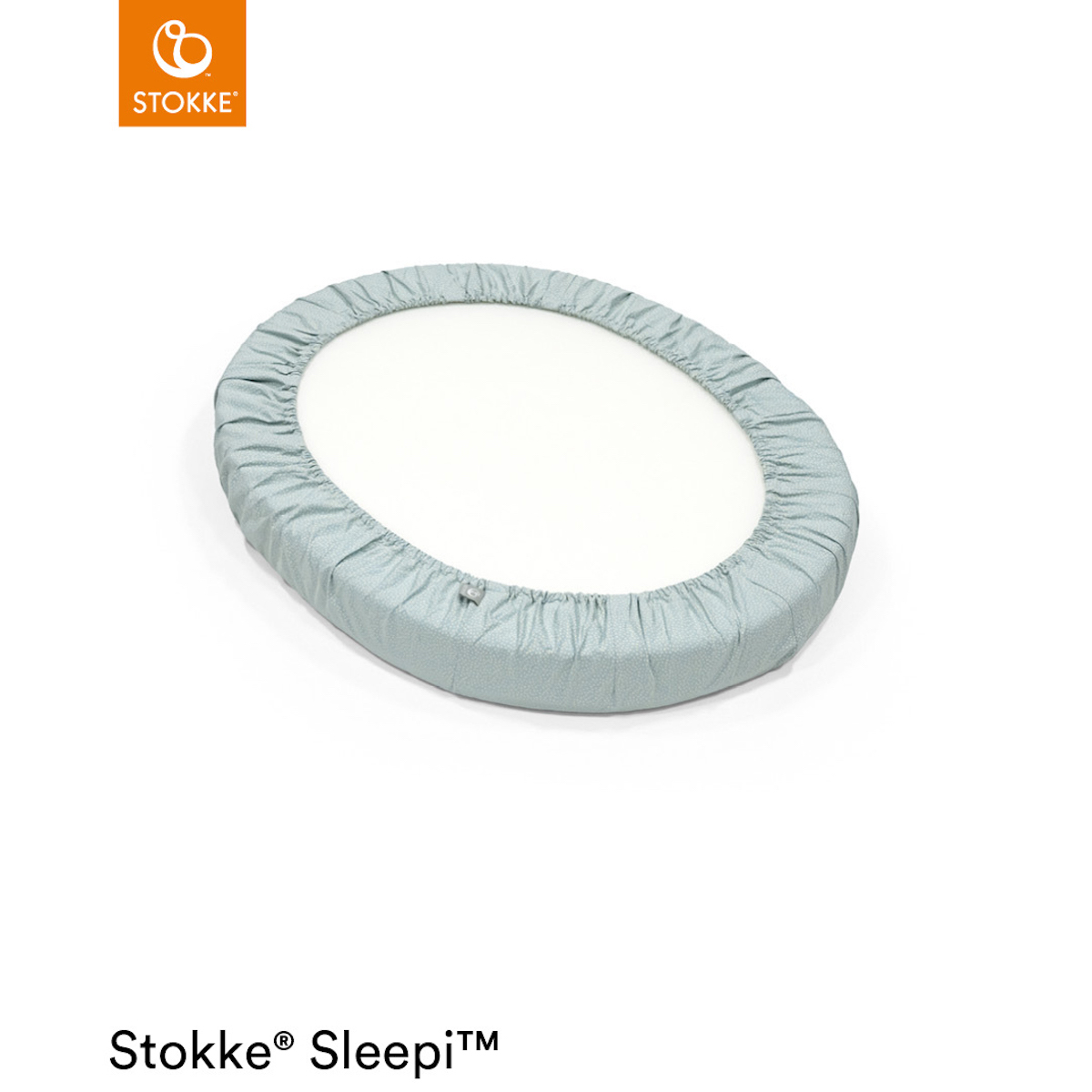 Drap housse Mini SLEEPI V3 Stokke Sauge