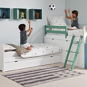 DRAPEAU AMERICAIN By Lorena Canals Tapis 100% coton lavable 120x160cm Gris