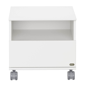 Drawer unit on castors/bedside table 1D 48,3x45,3x39,6cm LOVELY ALIV Yuny by Paidi off-white