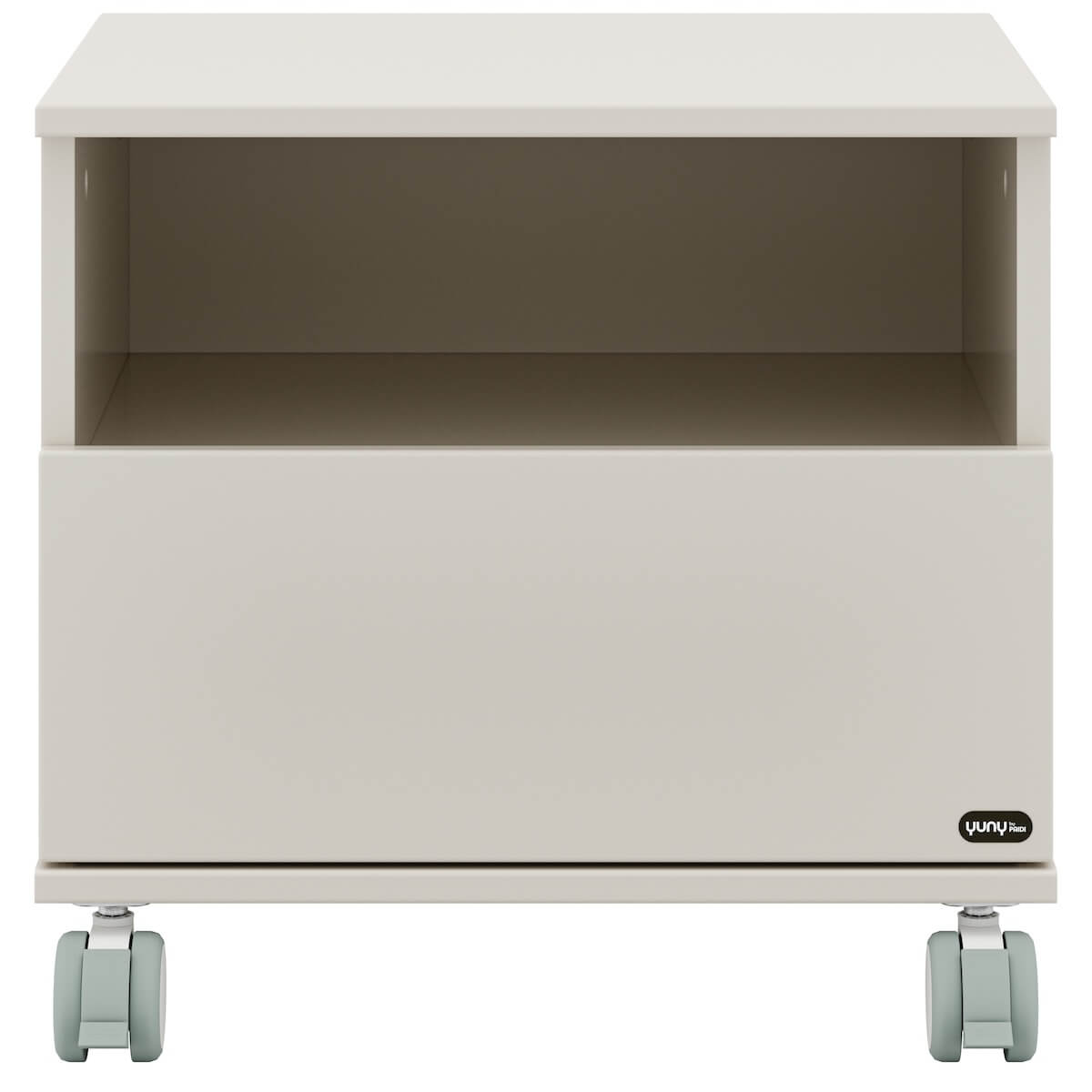 Drawer unit on castors/bedside table 1D 48,3x45,3x39,6cm SISTER LOU Yuny by Paidi Cashmere beige