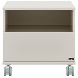 Drawer unit on castors/bedside table 1D 48,3x45,3x39,6cm SISTER LOU Yuny by Paidi Cashmere beige