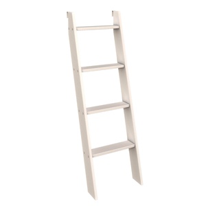 Échelle grande KASVA hêtre laqué blanc