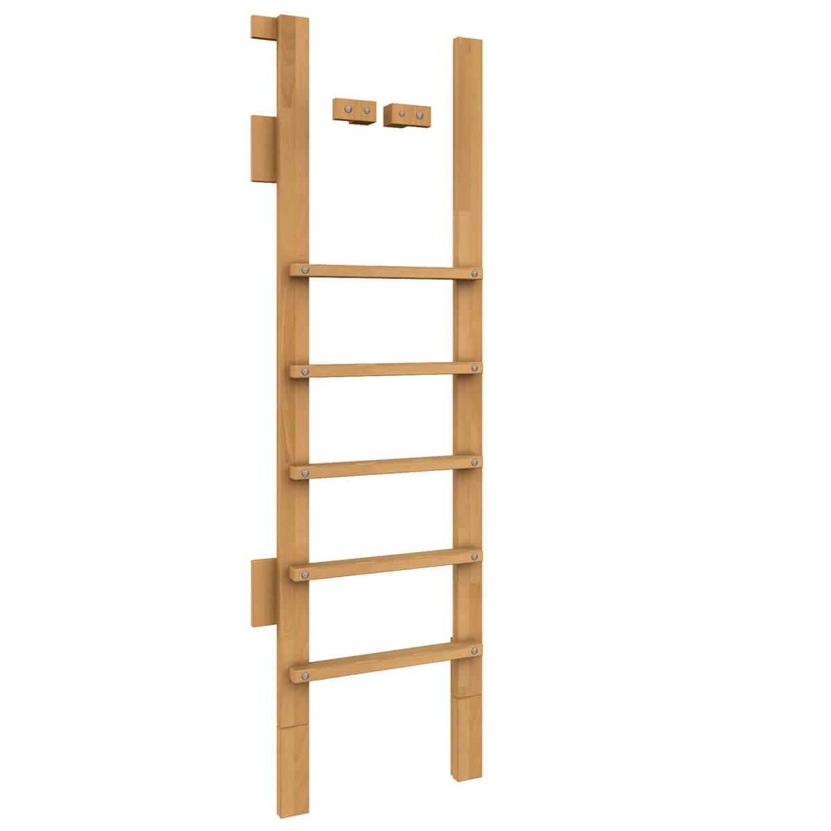 abitarekids.lu Échelle lit mezzanine DESTYLE Debreuyn hêtre