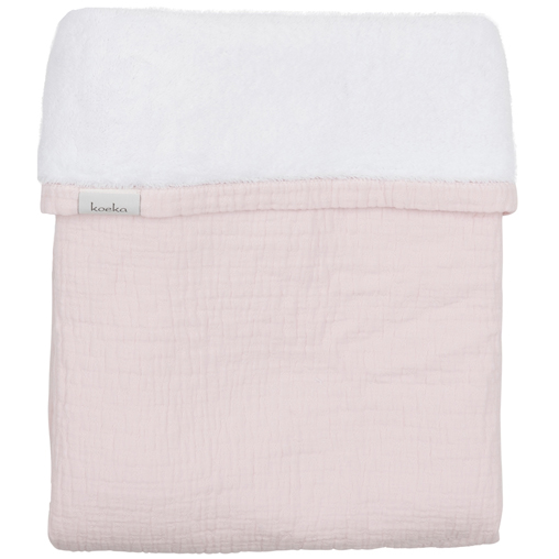 EDEN by Koeka Couverture lit/berceau Old pink/Silver 75x100 cm