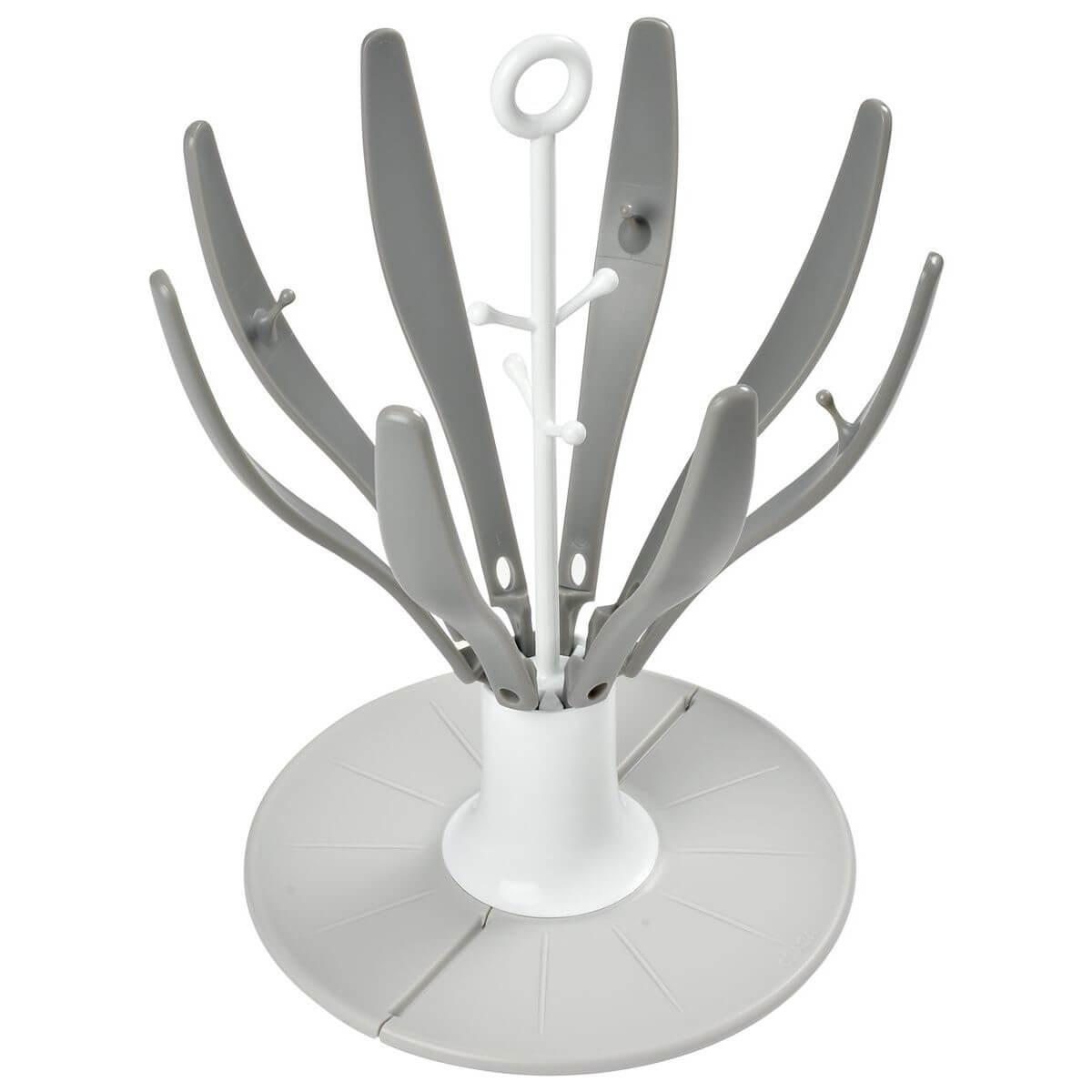 Egoutte biberons pliable FLOWER Beaba gris