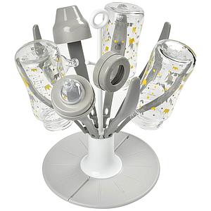 Egoutte biberons pliable FLOWER Beaba gris