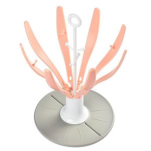 Égoutte-biberons pliable FLOWER Beaba rose 