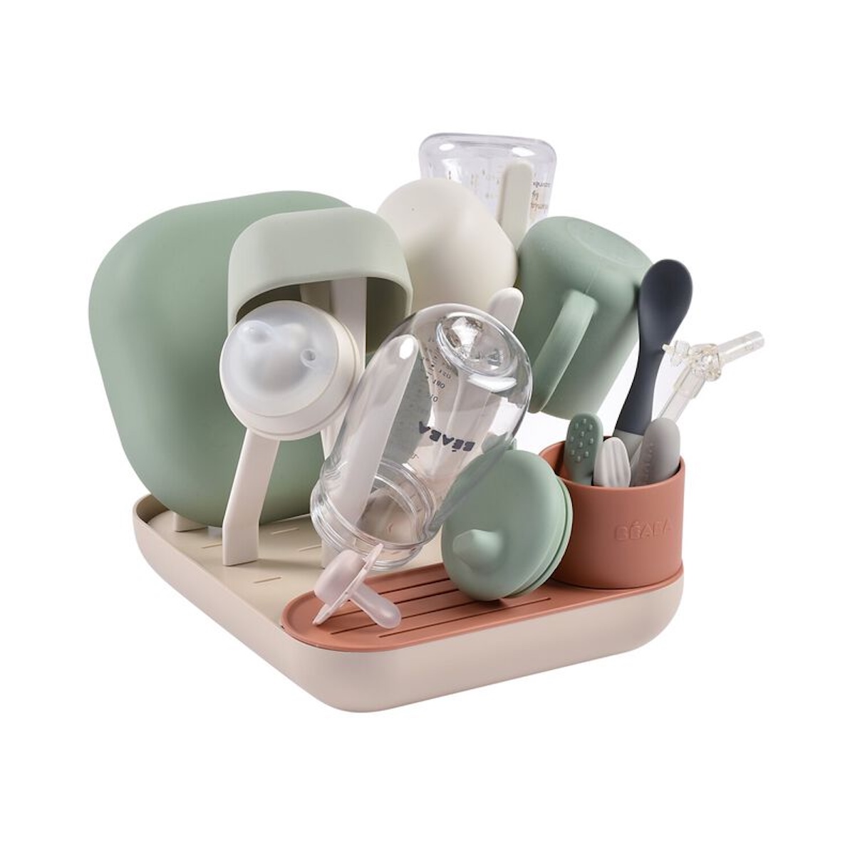 Egoutte biberons pliable FOREST Beaba terracota clay