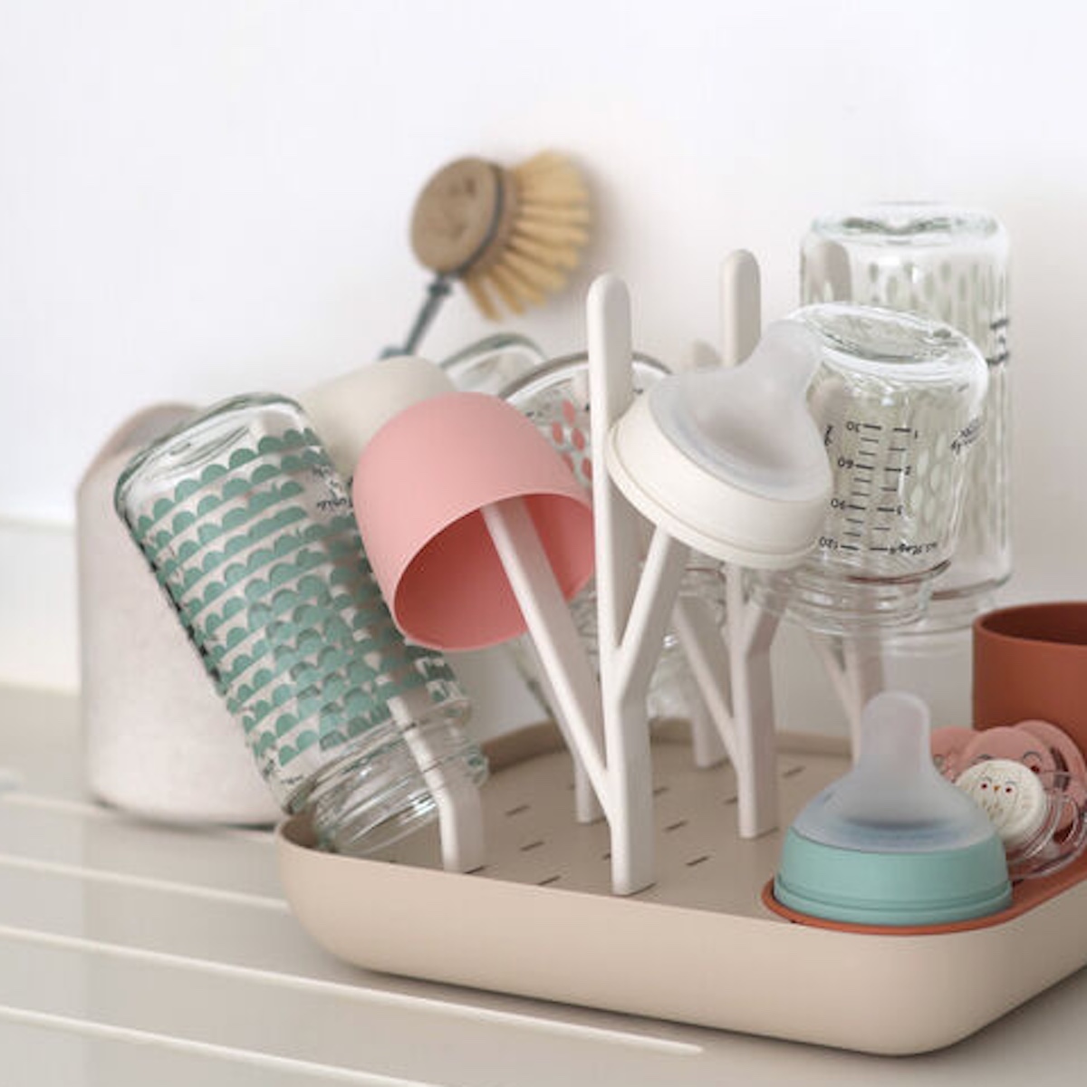 Egoutte biberons pliable FOREST Beaba terracota clay