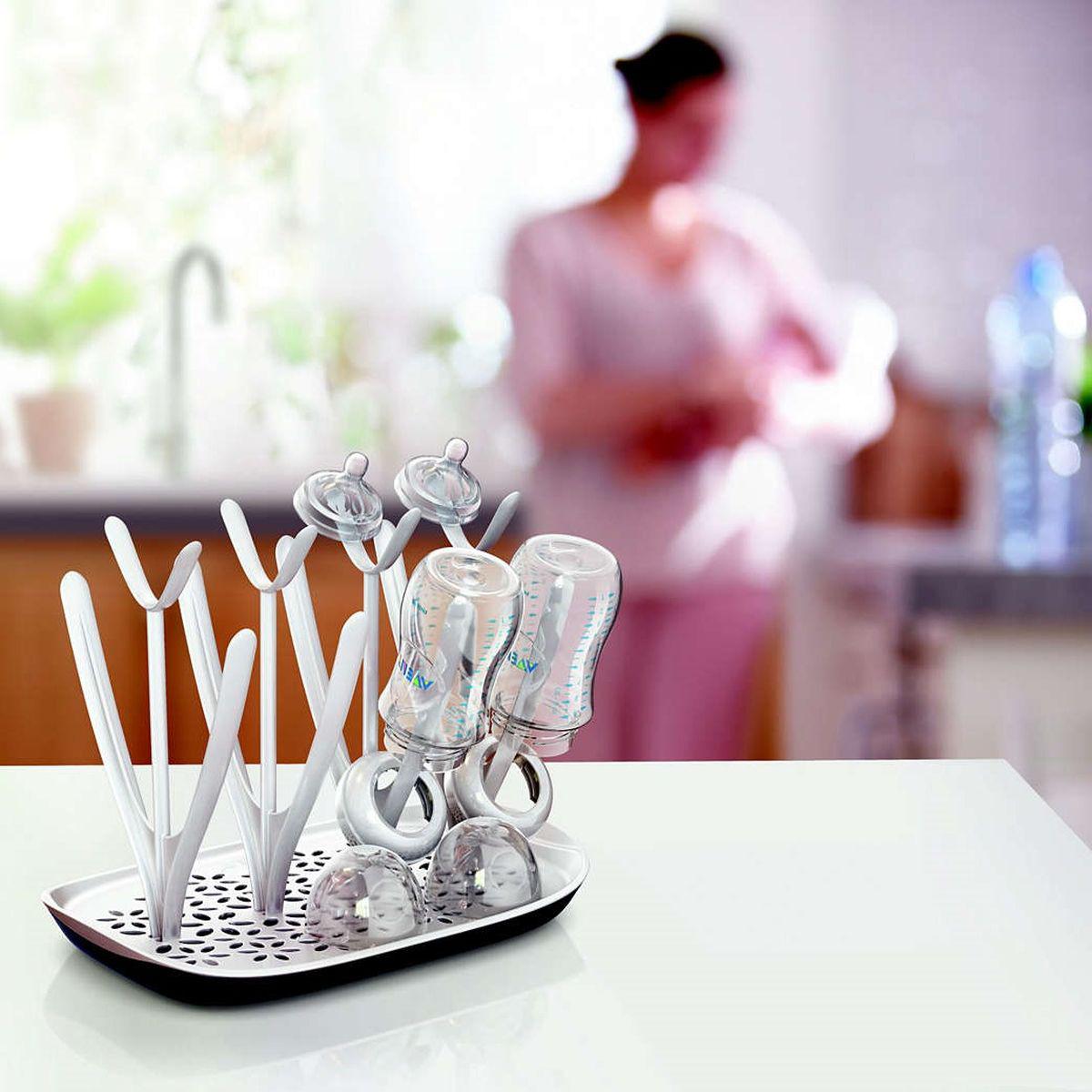 Egoutte biberons pour bébé by Avent Blanc