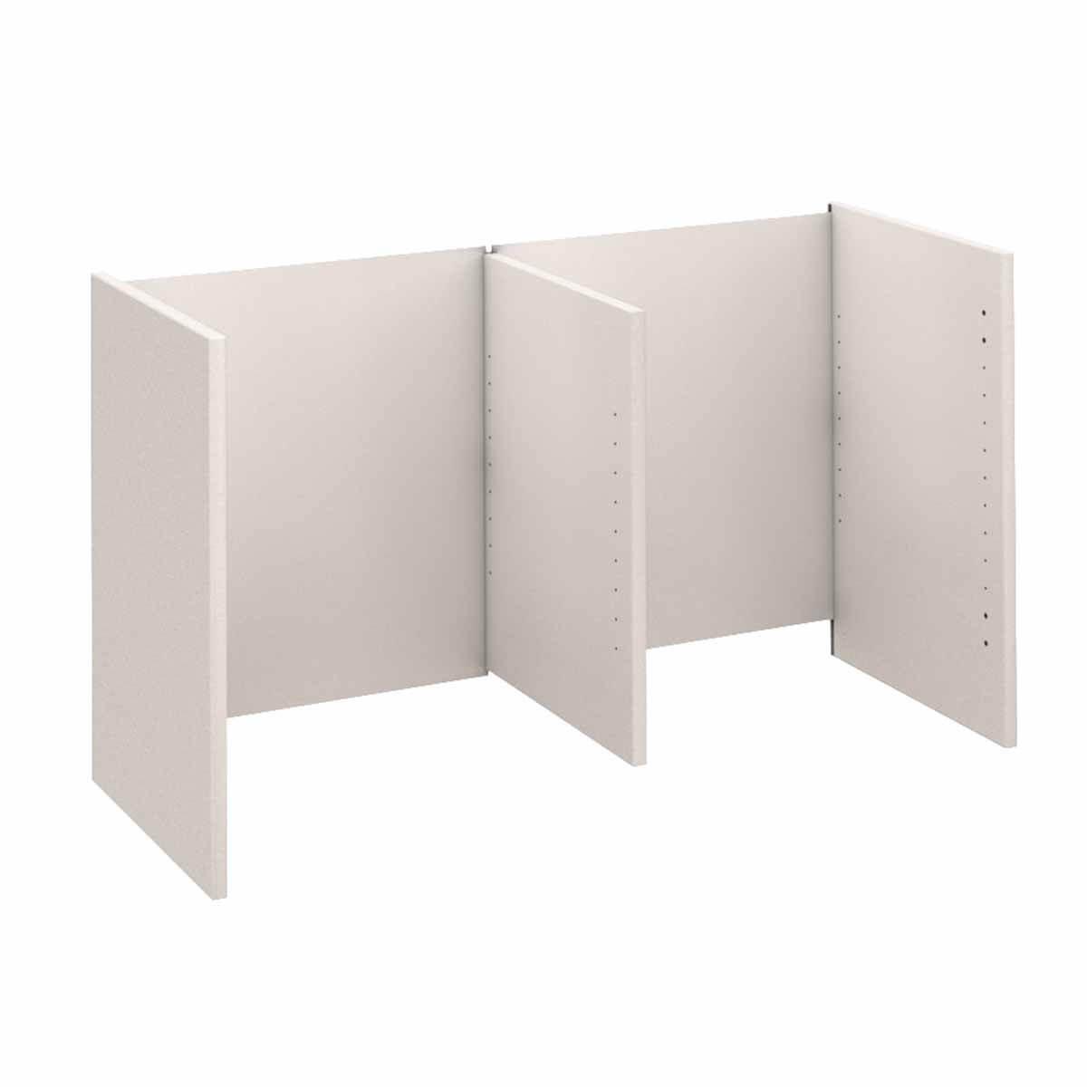 Élément étagère petit KASVA Mdf blanc laqué