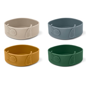 Emily Bowl 4-Pack Liewood Garden green multi mix Drop 3/23